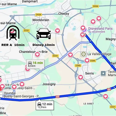 Proche De Disneyland Paris