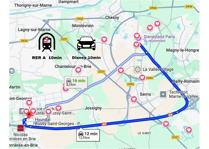 Proche De Disneyland Paris